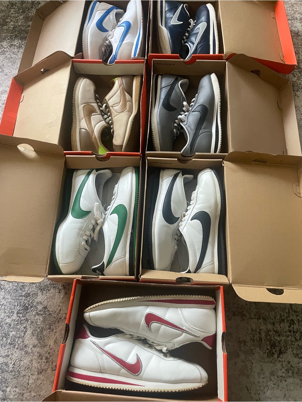 Men’s Nike Cortez Sneaker Lot Size 12 Shoes (7 Pair)